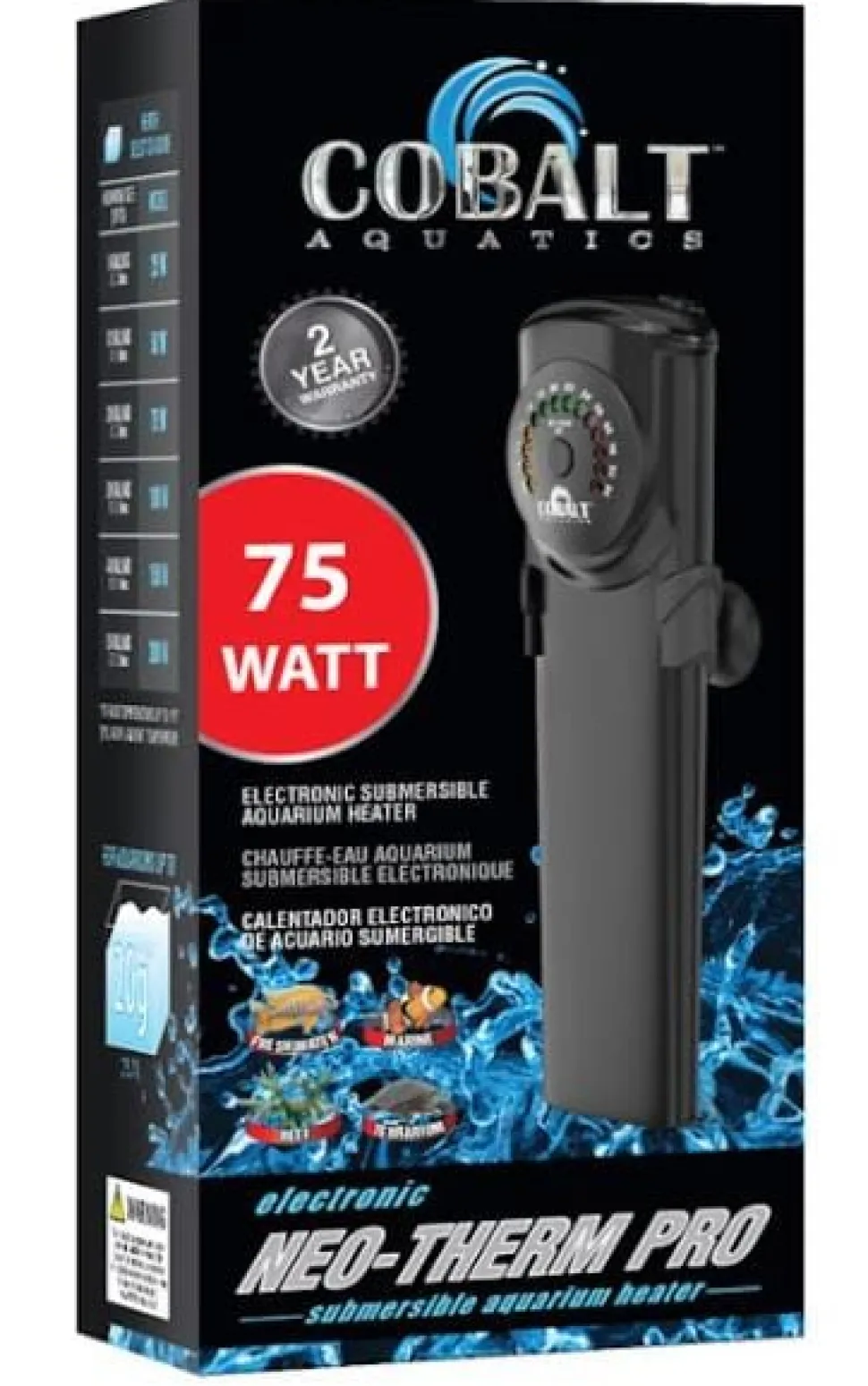 Cobalt Aquatics Neo-Therm Aquarium Heater - 75WT