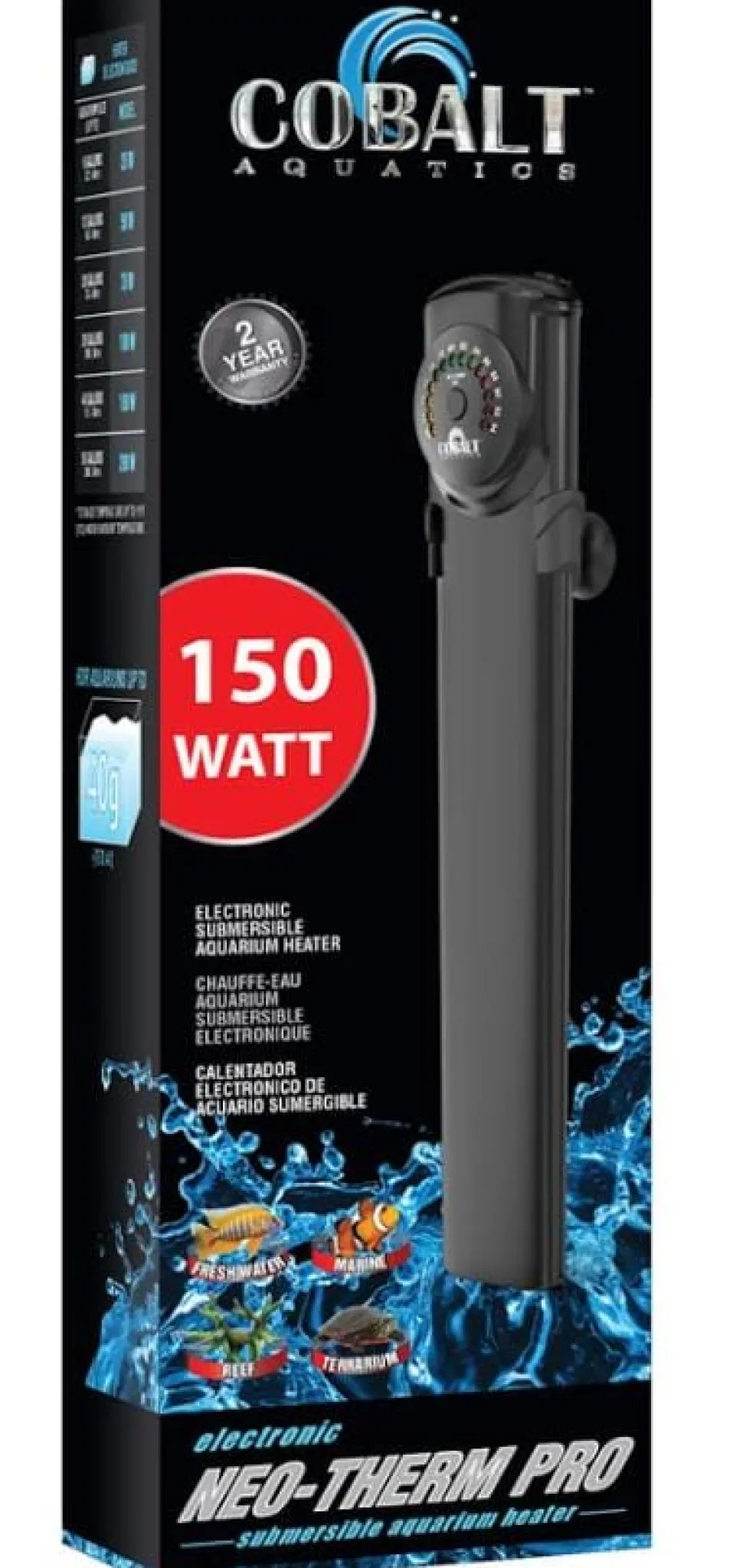 Cobalt Aquatics Neo-Therm Aquarium Heater - 150WT