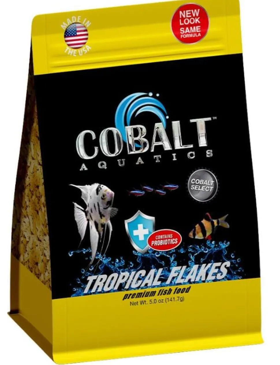 Cobalt Aquatics Tropical Flakes Freshwater Fish Food - 5 Oz