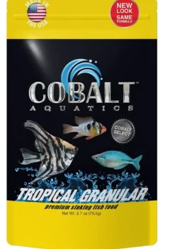 Cobalt Aquatics Tropical Granular Freshwater Fish Food - 2.7 Oz