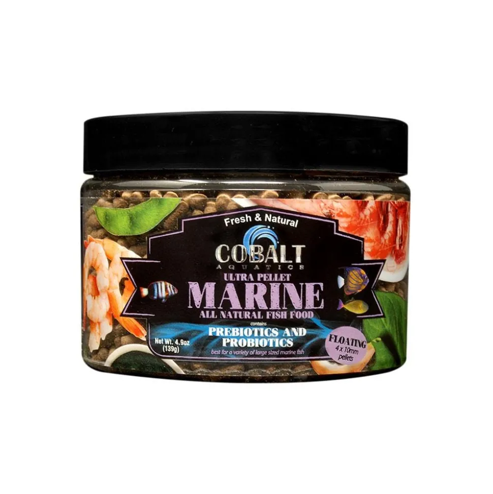 Cobalt Aquatics Ultra Jumbo Floating Sticks Marine Saltwater Fish Food - 4.9 Oz