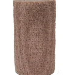 Coflex-Vet Cohesive Bandage - Tan - 4 In X 5 Yd - 18 Pack