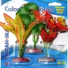 Colorburst Florals Plant Variety Pack Plastic Aquarium Plant - Multi - Mini