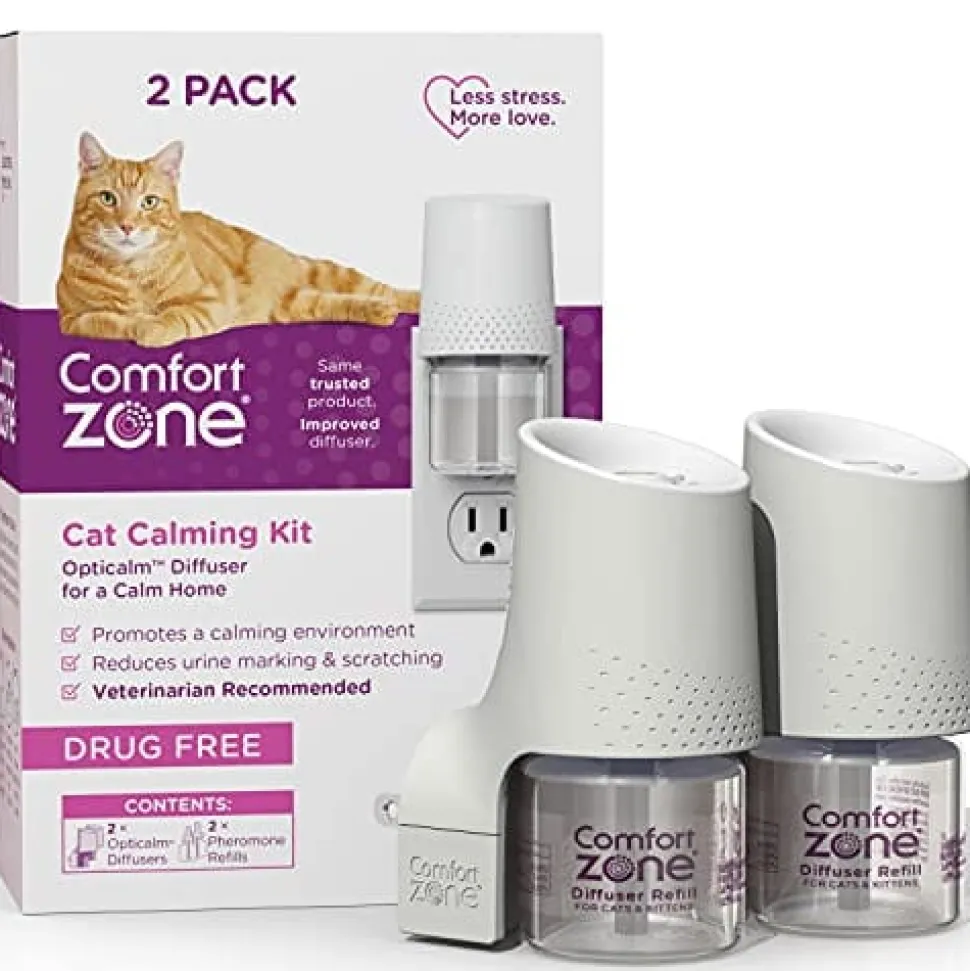 Comfort Zone Calming Diffuser Kit for Cats - 48 Ml - 2 Pack
