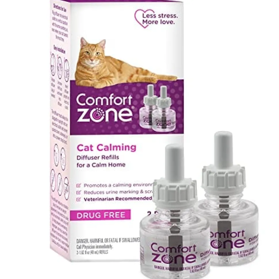 Comfort Zone Calming Diffuser Refill for Cats - 48 Ml - 2 Pack