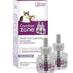 Comfort Zone Multi-Cat Diffuser Refill for Cats - 48 Ml - 2 Pack
