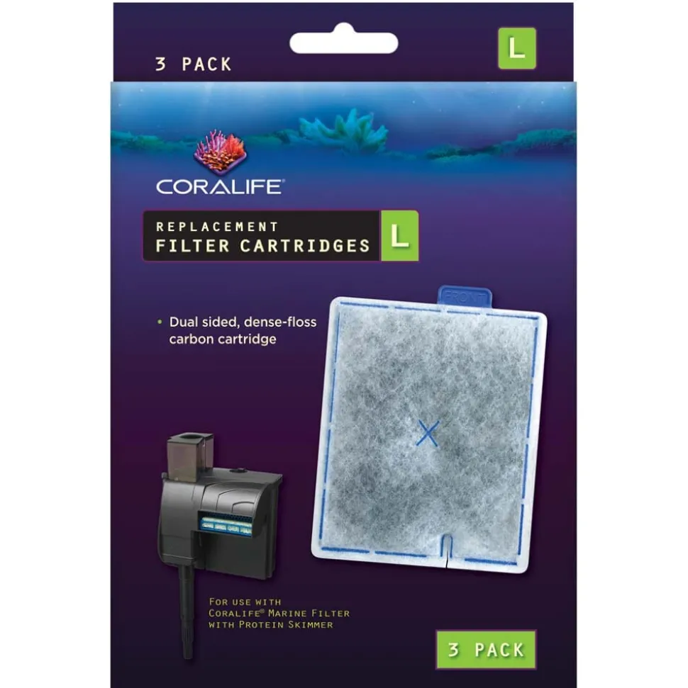 Coralife Replacement Filter Cartridge - Large - 3 Pack