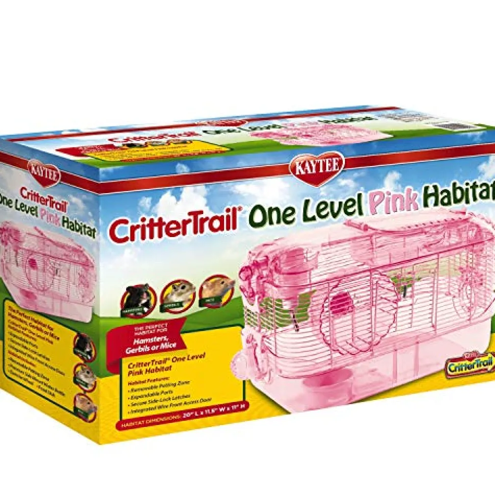 CritterTrail One Level Habitat (Pink Edition)
