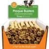 Crumps' Naturals 7" Bacon Style Plaque Busters Dog Dental Hard Chews - 50 ct BULK