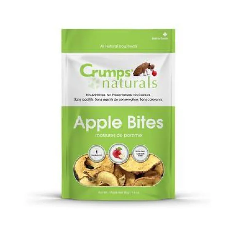 Crumps' Naturals Apple Bites Freeze-Dried Dog Treats - 1.6 oz Bag