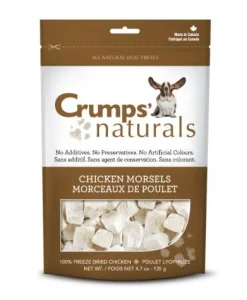 Crumps' Naturals Chicken Morsels Freeze-Dried Dog Treats - 2.3 oz Bag