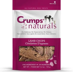Crumps' Naturals Lamb Chops (Lamb Lungs) Natural Dog Chews - 1.9 Oz