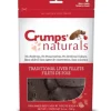 Crumps' Naturals Traditional (Plain) Liver Fillets Chewy Dog Treats - 5.6 oz Bag