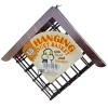 C&S Hanging Suet Basket with Roof Wild Bird Feeder - Black/Copper - 2 X 8 X 7 In