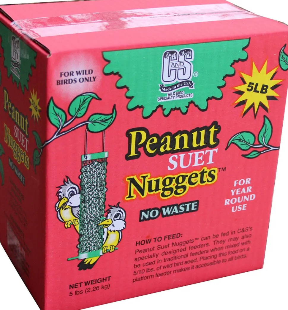 C&S Suet Nuggets Wild Bird Food - Peanut - 5 Lbs