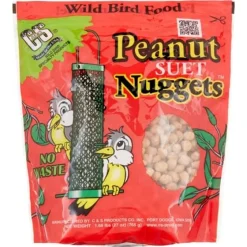 C&S Suet Nuggets Wild Bird Food - Peanut - 27 Oz