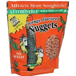 C&S Suet Nuggets Wild Bird Food - Orange - 27 Oz