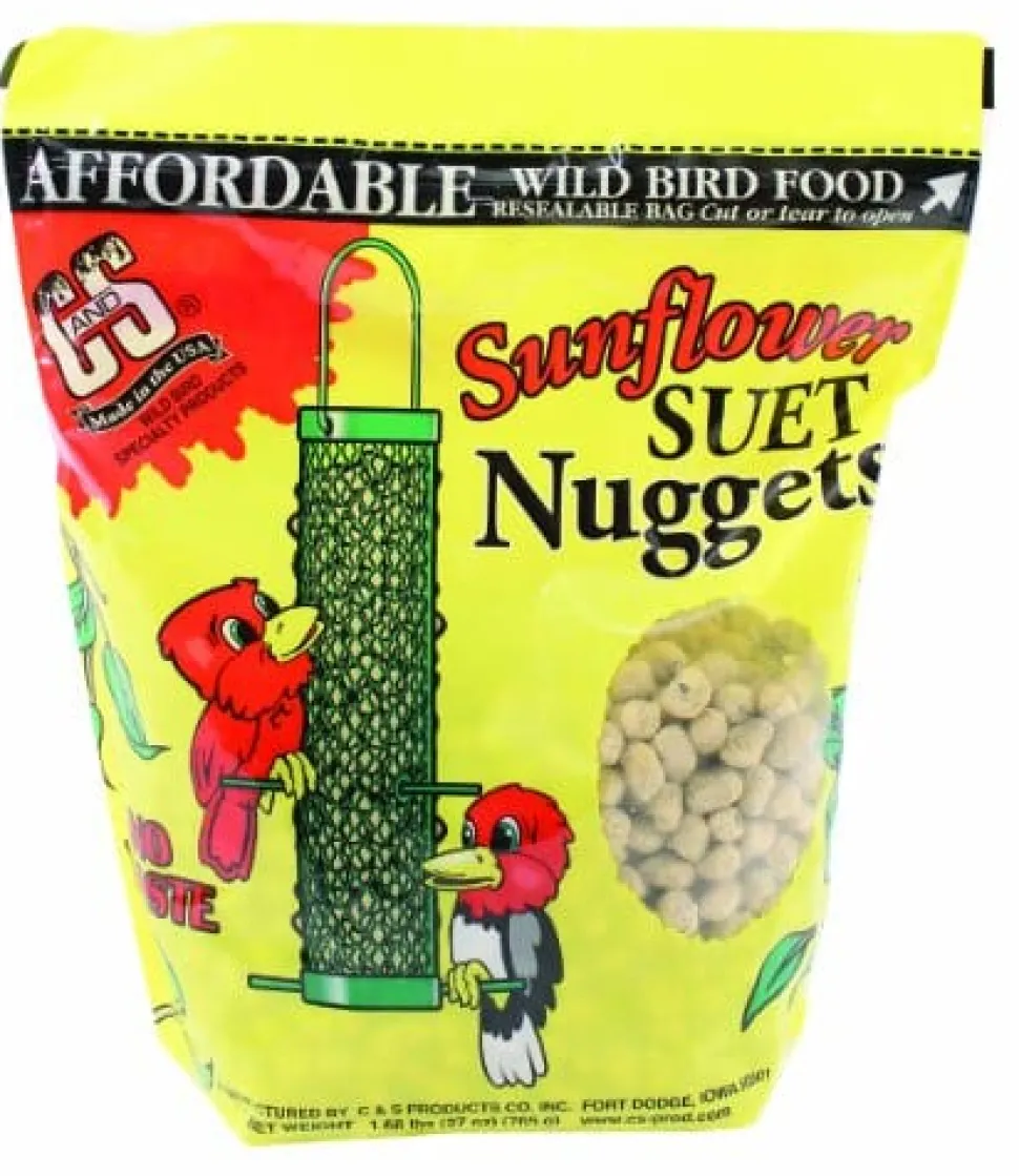 C&S Suet Nuggets Wild Bird Food - Sunflower - 27 Oz
