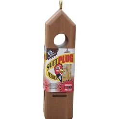 C&S Suet Plug and Seed Cake Wild Bird Feeder - Brown - 3.5 X 3.5 X 12.8 In