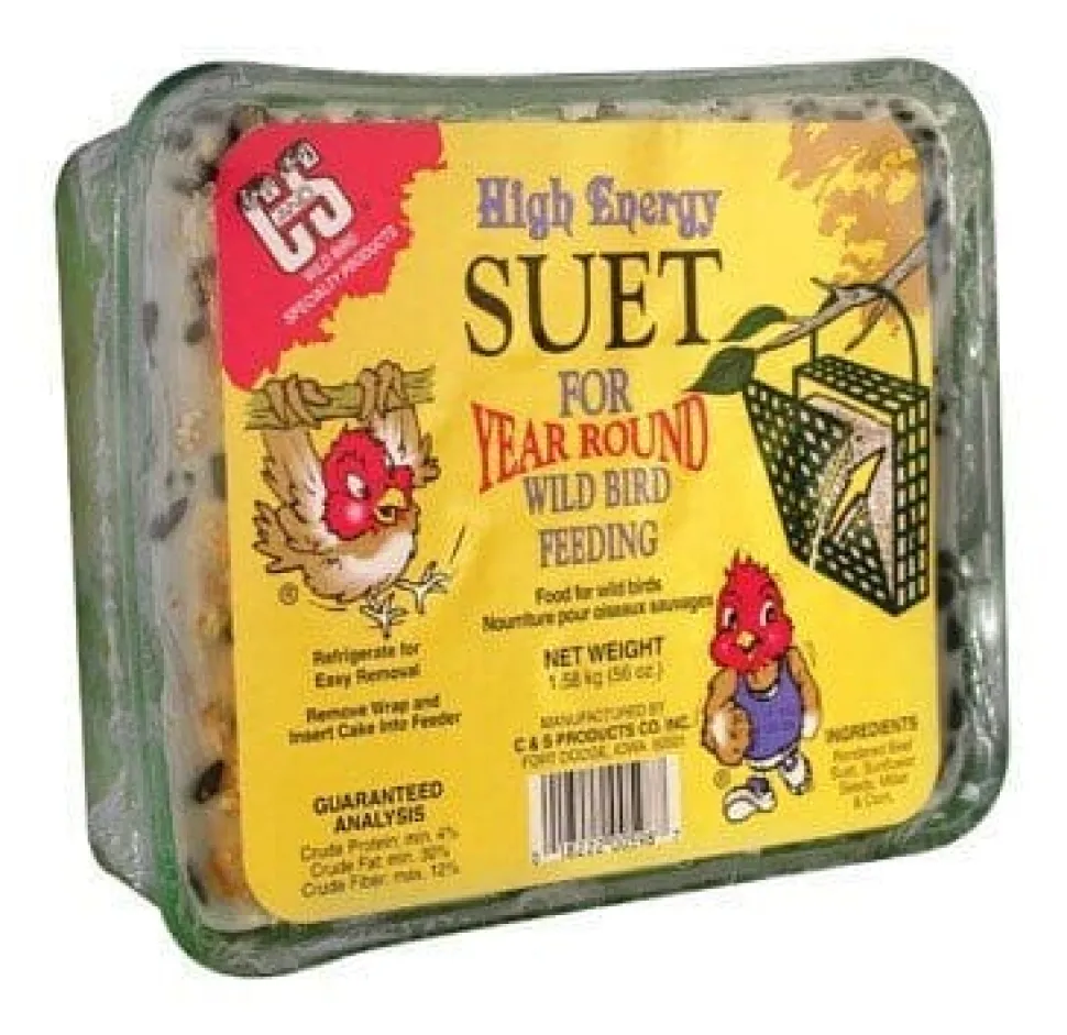 C&S Treat Suet Cakes Wild Bird Food - High Energy - 3.5 Lbs