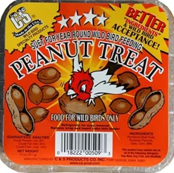 C&S Treat Suet Cakes Wild Bird Food - Peanut - 11 Oz