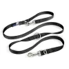 Curli Adjustable Nylon Dog Leash - Black - Large