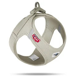 Curli Clasp Mesh Vest Dog Harness - Tan - Small