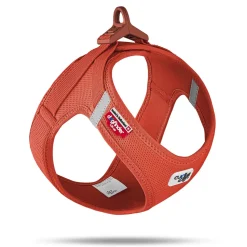Curli Clasp Mesh Vest Dog Harness - Orange X-Large