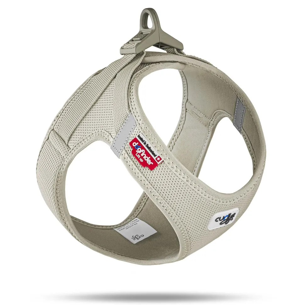 Curli Clasp Mesh Vest Dog Harness - Tan - X-Large