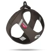 Curli Clasp Mesh Vest Dog Harness - Brown - Extra Small