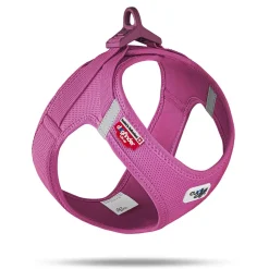 Curli Clasp Mesh Vest Dog Harness - Fuschsia - X-Large