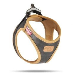 Curli Leather Dog Harness - Black - Large