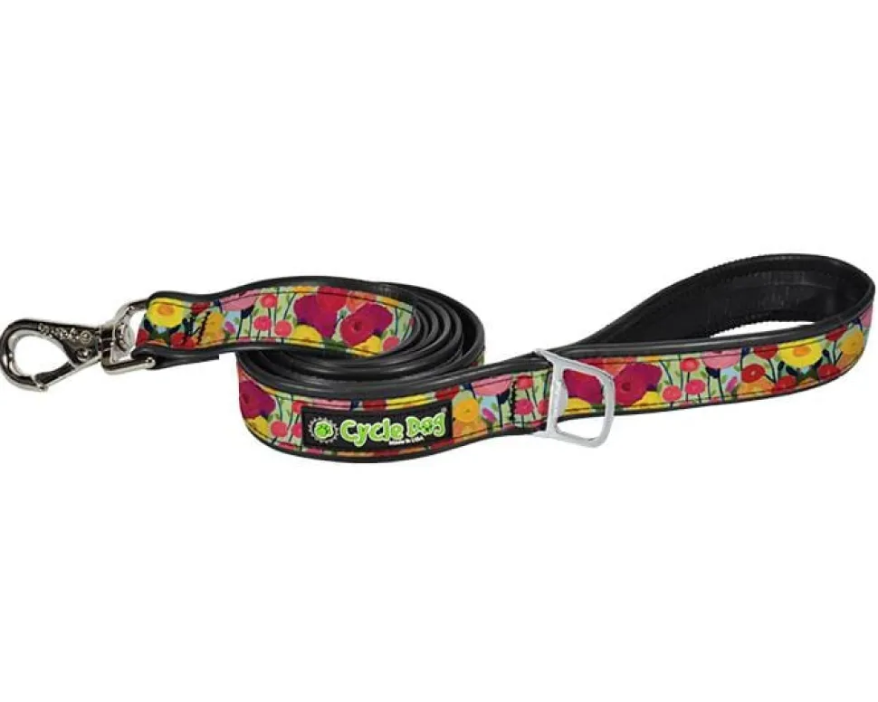 Cycle Dog Regular Earth-Friendly Dog Leash - Flower - 6' Feet