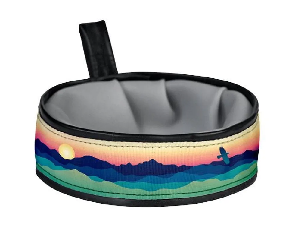 Cycle Dog Trail Buddy Dog Bowl - Eagle Pattern - 22 Oz