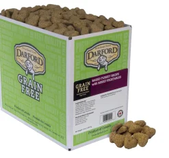 Darford Grain Free Baked Turkey w/Mixed Vegetables Bulk Dog Biscuits - 15 lb Bag