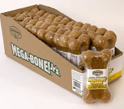 Darford Junior Mega P'Nut Bones Display Box Dog Biscuits - 12 Count
