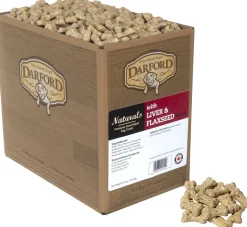 Darford Liver & Flaxseed Mini's Bulk Dog Biscuit Treats - 12 lb Bag