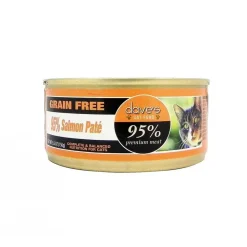 Dave's Pet Food 95% Salmon Pate Formula Canned Cat Food - 5.5 oz Cans - Case of 24