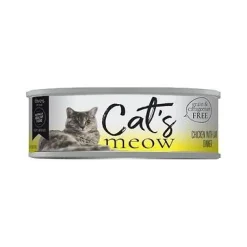 Dave's Pet Food Cats Meow Chicken with Lamb Canned Cat Food - 5.5 oz Cans - Case of 24