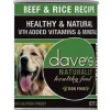 Dave's Pet Food Naturally Healthy Beef & Rice Canned Dog Food - 13 oz Cans - Case of 12