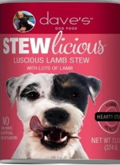 Dave's Pet Food Stewlicious Luscious Lamb Stew Canned Dog Food - 13 oz Cans - Case of 12