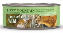 Diamond Pet Foods Taste of the Wild Grain-Free Rocky Mountain Salmon and Venison in Gravy Canned Cat Food - 5.5 Oz - Case of 24