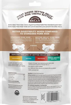 Dingo Better Belly Protein Twists Natural Dog Chews - Lamb - 25 Pack