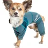 Dog Helios ® 'Namastail' Lightweight 4-Way-Stretch Yoga Performance Dog Tracksuit Hoodie