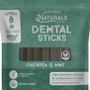 Dog Treat Naturals Chickpea Mint and Parsley Sticks Dog Dental Chews - 20 Pack
