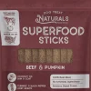 Dog Treat Naturals Superfood Sticks Salmon and Mango with Turmeric Soft and Chewy Training Dog Treats - 10 Oz