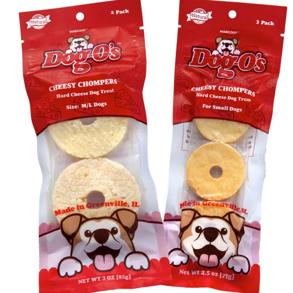 Dog-O's Cheese Chompers with Berry Crunchy Dog Treats