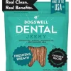 DOGSWELL Chicken Jerky Dog Dental Hard Chews - 24 oz Bag