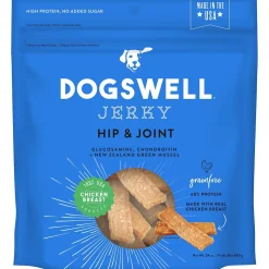 DOGSWELL Hip and Joint Grain Free Jerky Chicken Soft and Chewy Dog Treats - 24 oz Bag