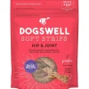 DOGSWELL Hip and Joint Grain Free Soft Strips Duck Soft and Chewy Dog Treats - 10 oz Bag